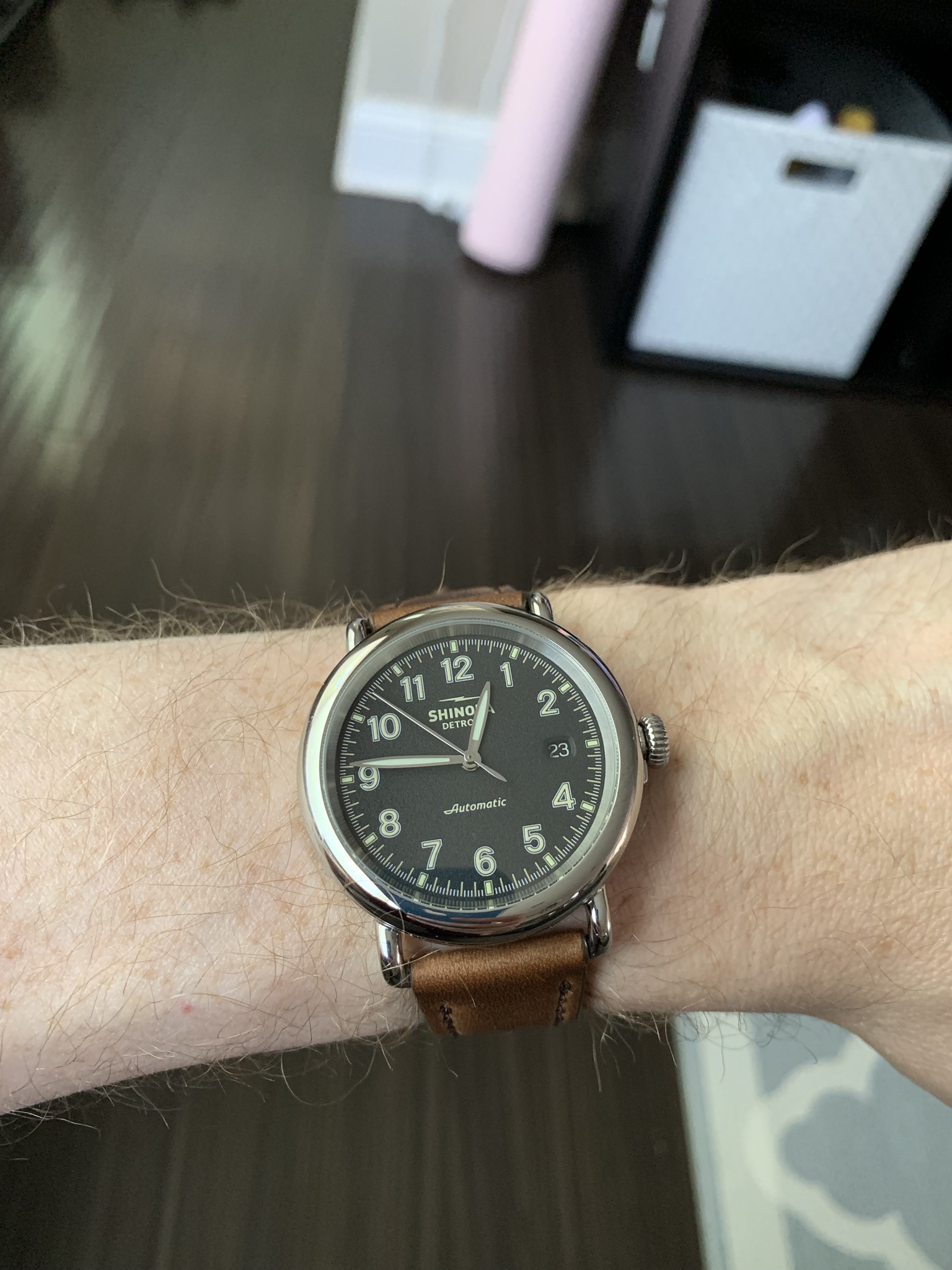 Shinola runwell automatic 39.5 hot sale