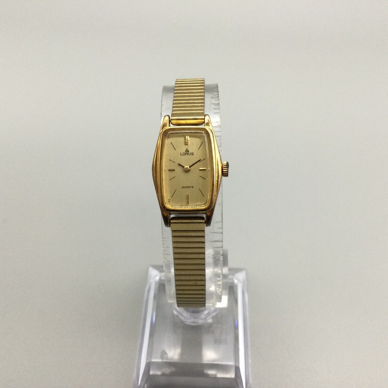 Vintage Lorus Gold Tone Quartz Watch | Rectangular Face 75356499_xxl.jpg main image 2