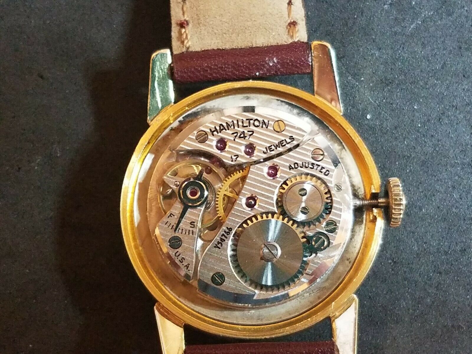 Hamilton shop 747 movement