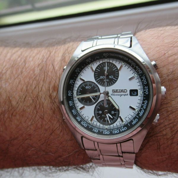 SEIKO PANDA 7T32-7060 LOVELY VERY RARE FIND CHRONOGRAPH FROM DECEMBER 1985  G/C | WatchCharts