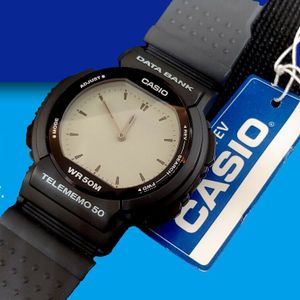 Vintage Casio ABX-52-7EV. Data Bank Telememo 30 WR.164ft QW.786