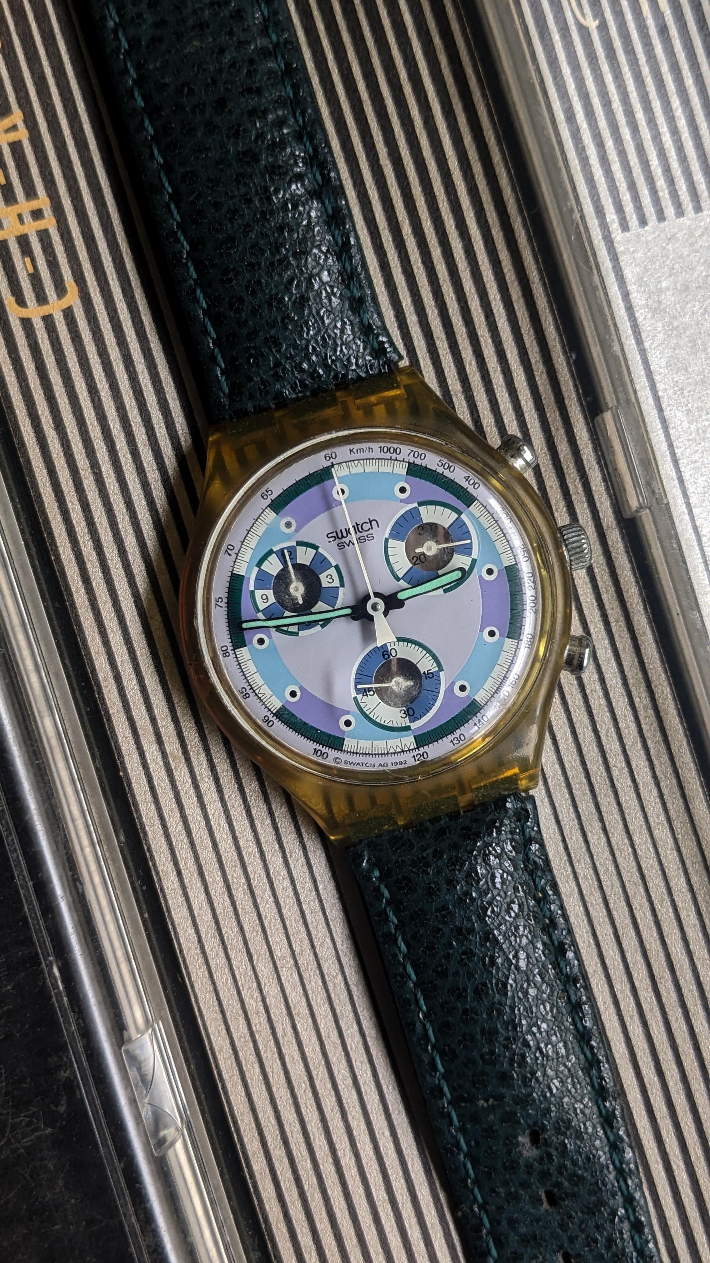 ビンテージ Swatch Irony Chrono 「NOWADAYS」 稼働 【公式通販】
