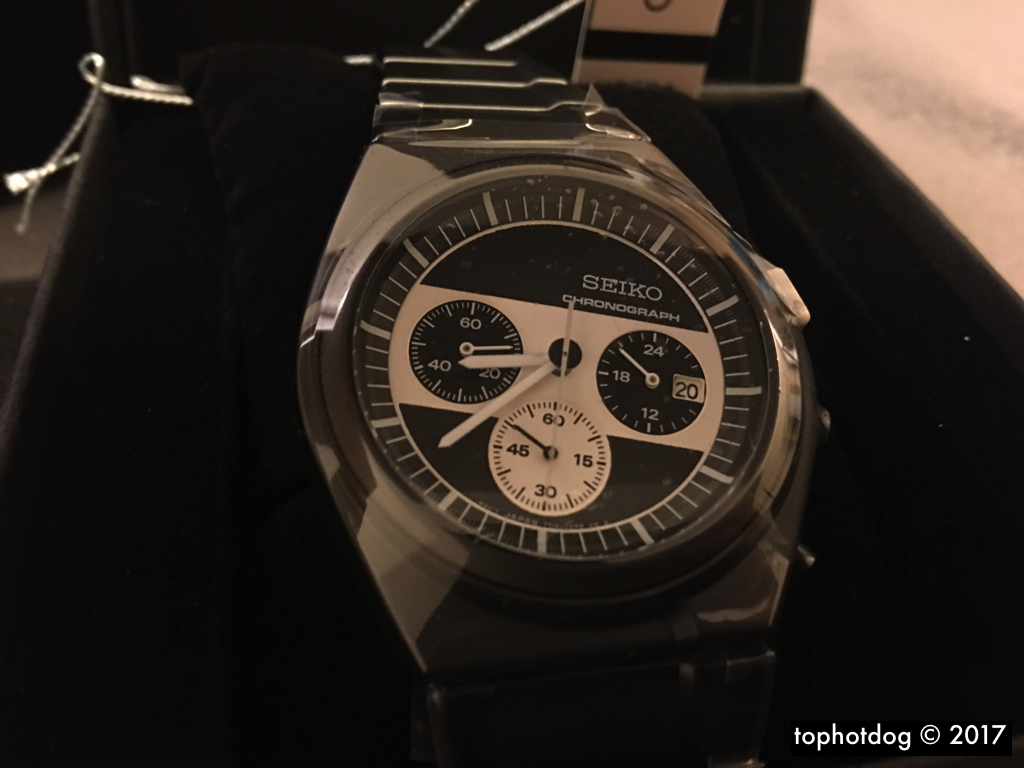 FS Seiko SCED065 - White Mountain Giugiaro Design Reverse Panda