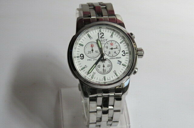 Swiss TISSOT PRC 200 Quartz Wrist watch for Men Light Use No.T461