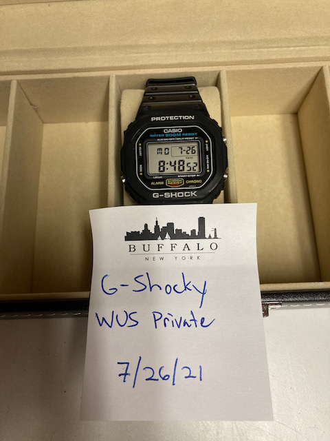 FS: Casio G-Shock DW-5600C-1V Vintage Screwback SPEED Watch