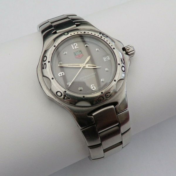 Genuine Tag Heuer WL1111-0 Silver Designer Kirium 200 Mtrs Men Wrist ...