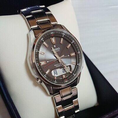 CASIO LINEAGE LCW-M100TSE-1A2JF Titanium Solar Atomic Radio