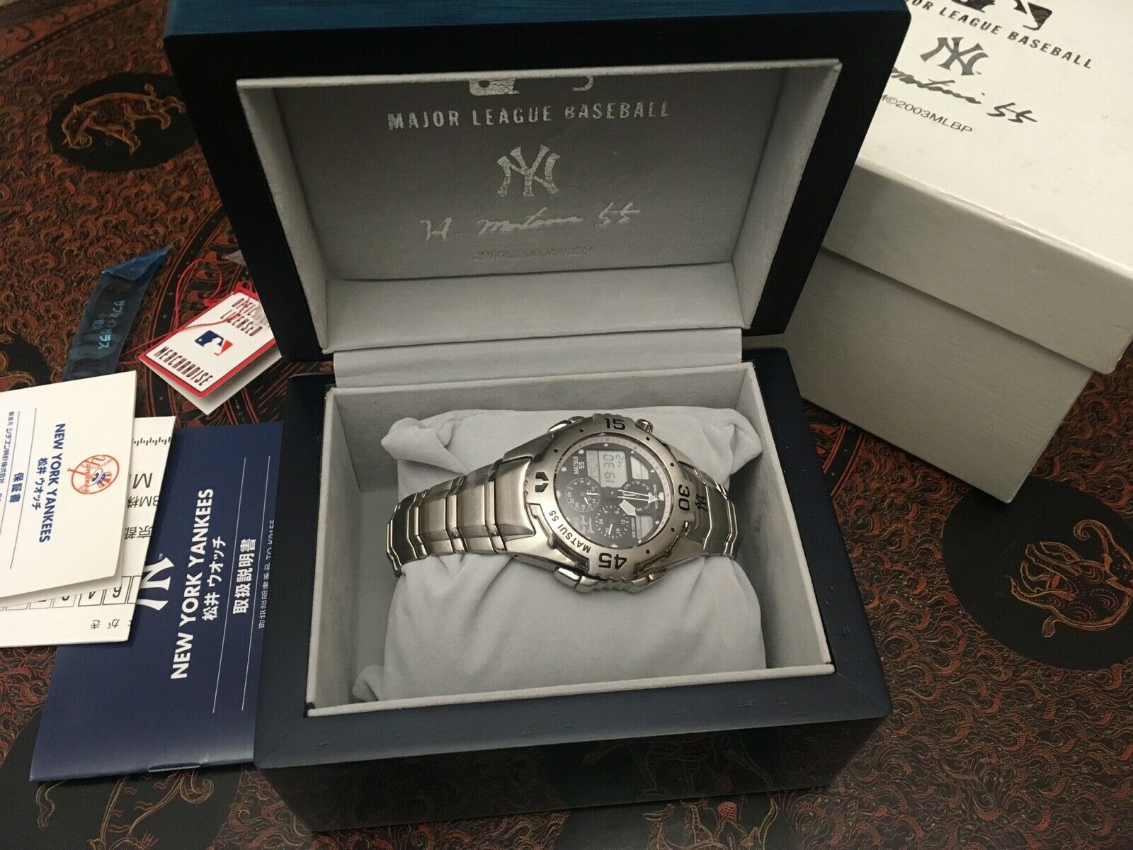Citizen C300 Alarm Chronograph NY Yankees Matsui Watch Japan