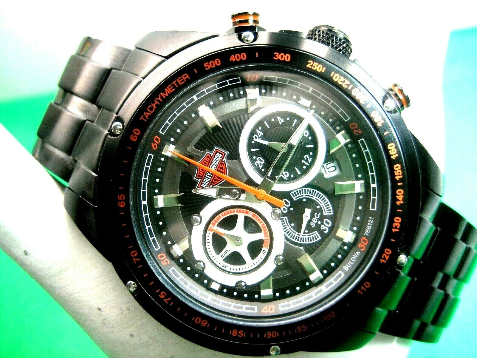 Jam tangan harley davidson best sale bulova b2