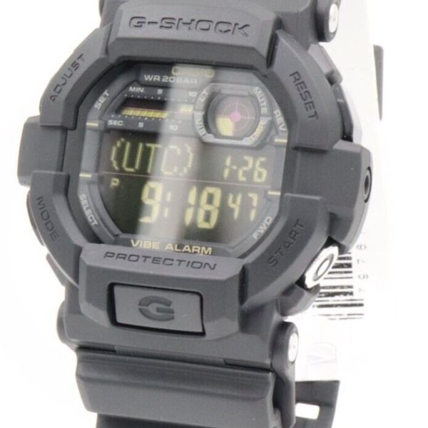 New Casio G Shock Gd350 Series Black Digital Chrono Men Watch 53mm