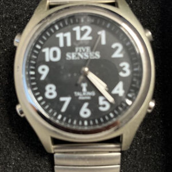 Orologio da uomo parlante radiocontrollato - Orologio per non vedenti