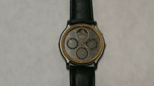 Rare Vintage SEIKO Stainless Steel CHRONOGRAPH 7F38 6030 great