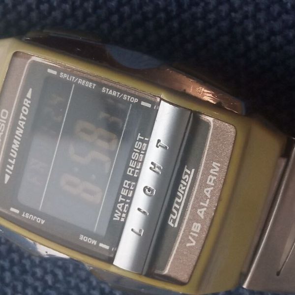Casio Futurist A220 Module 1922 Vib Alarm Digital Quartz Vintage Watch ...