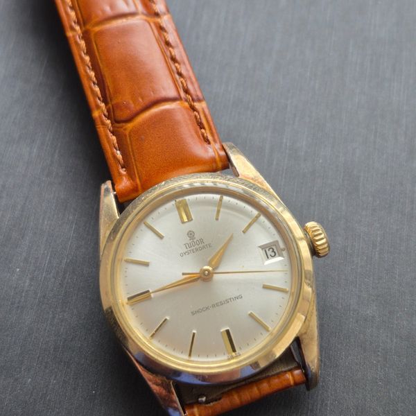 1965 - Tudor Oysterdate 7974 Gold Plated Watch | WatchCharts Marketplace