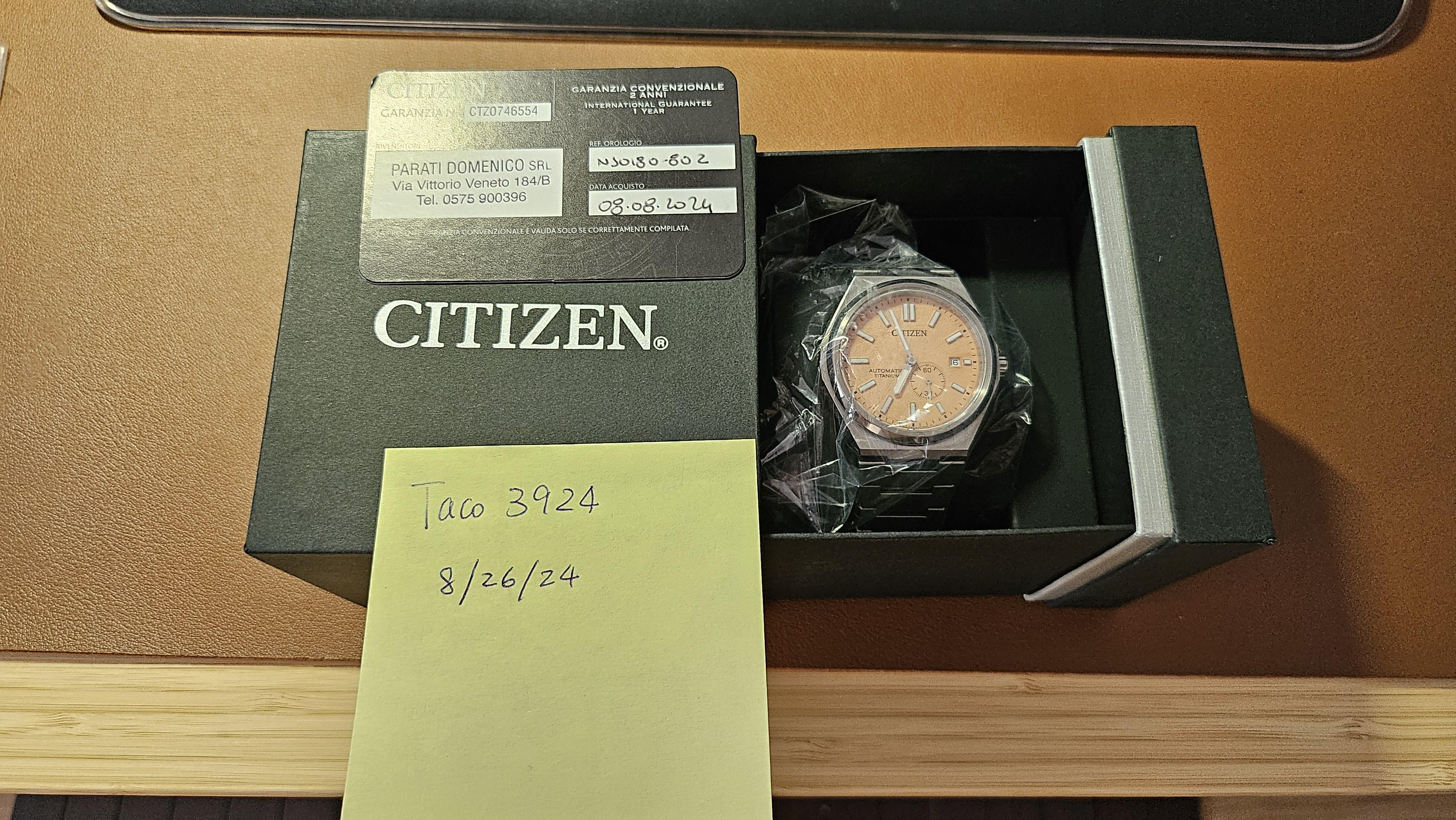 WTS] Citizen Forza Super Titanium Salmon Dial | WatchCharts
