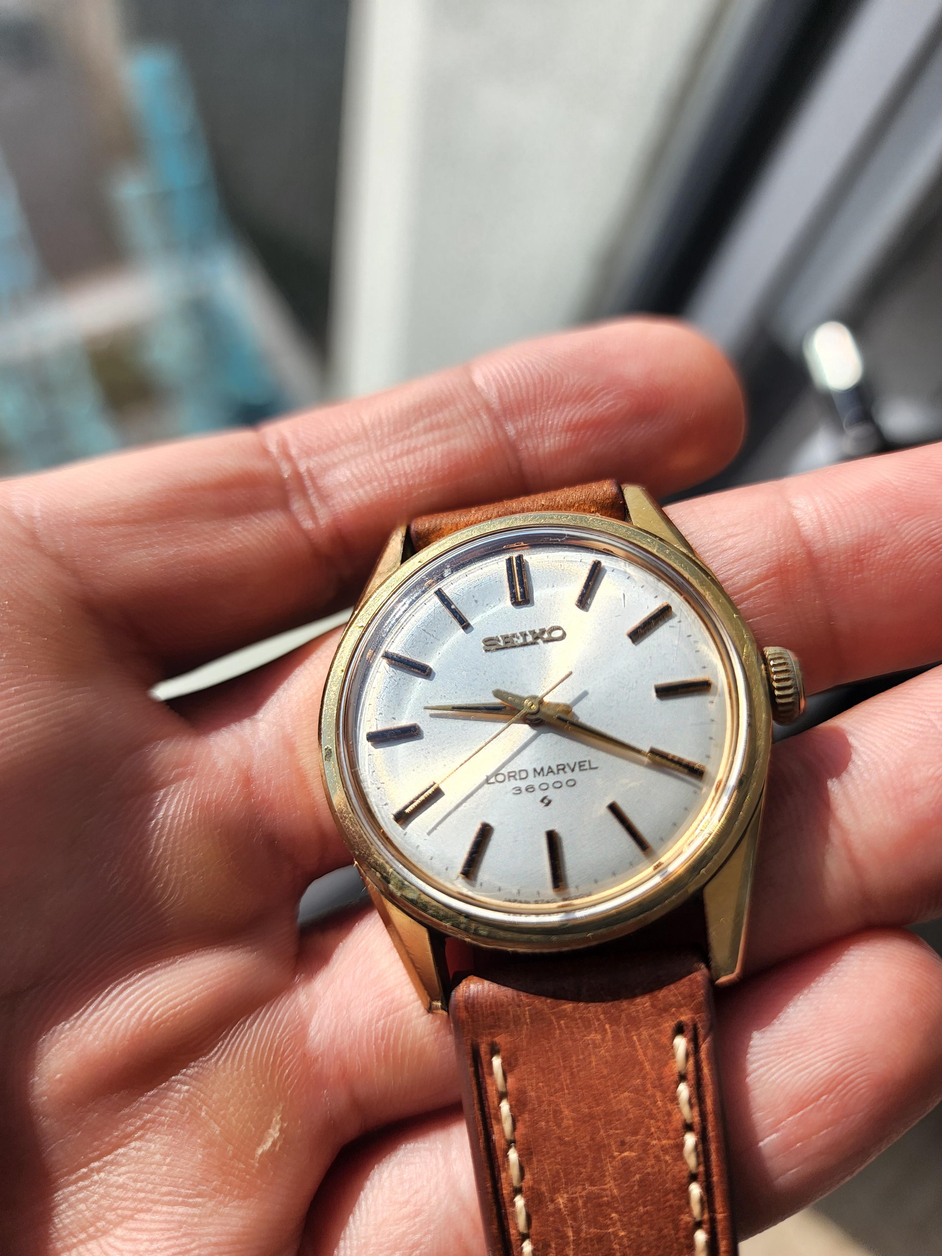 WTS] Seiko Lord Marvel - 36,000 high-beat gold plated | WatchCharts