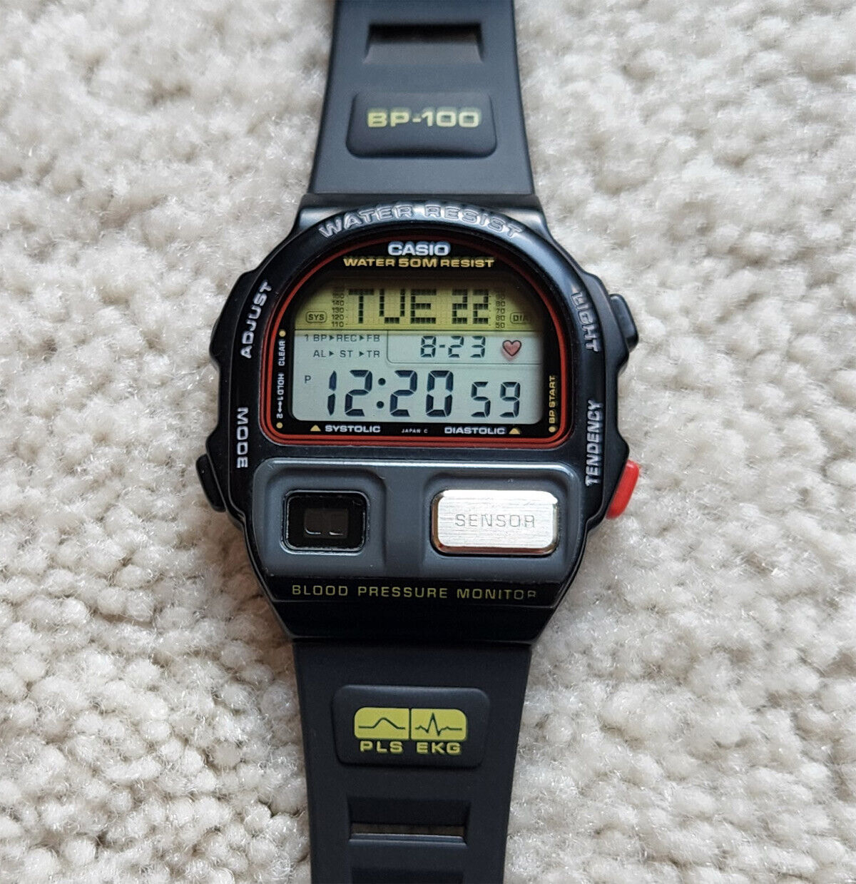CASIO BP-100 - Vintage 1990's Blood Pressure Watch - Module 900