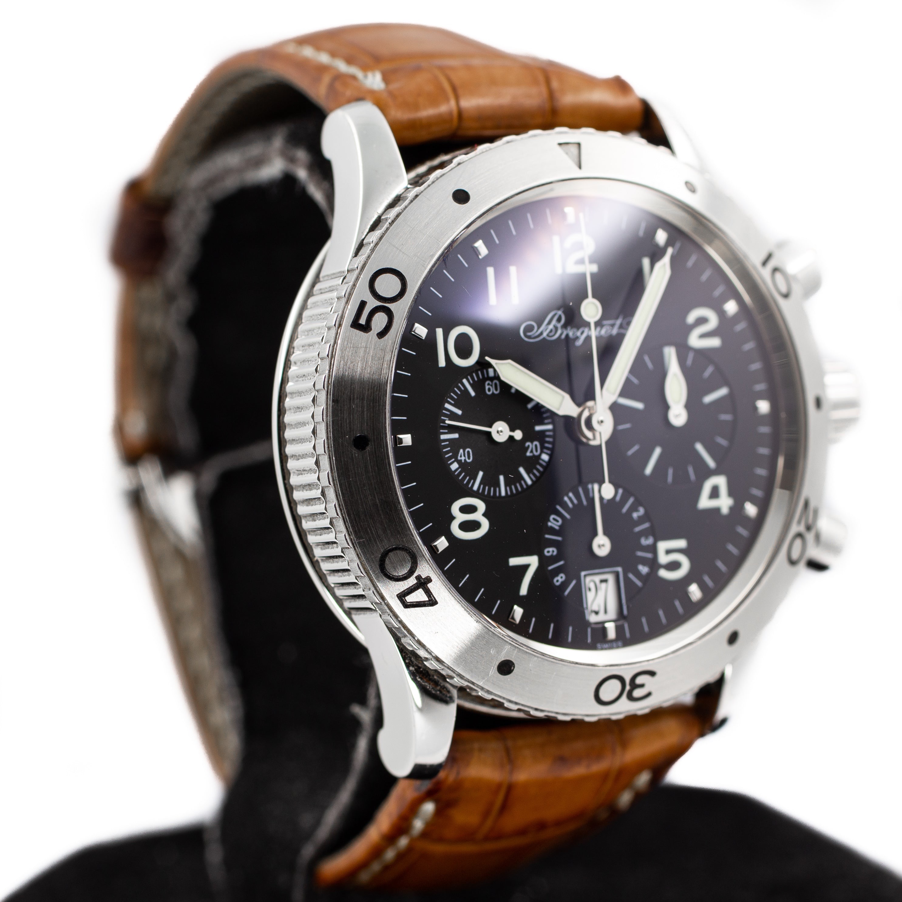 Preowned Breguet Type XX Transatlantique Ref 3820STH29W6