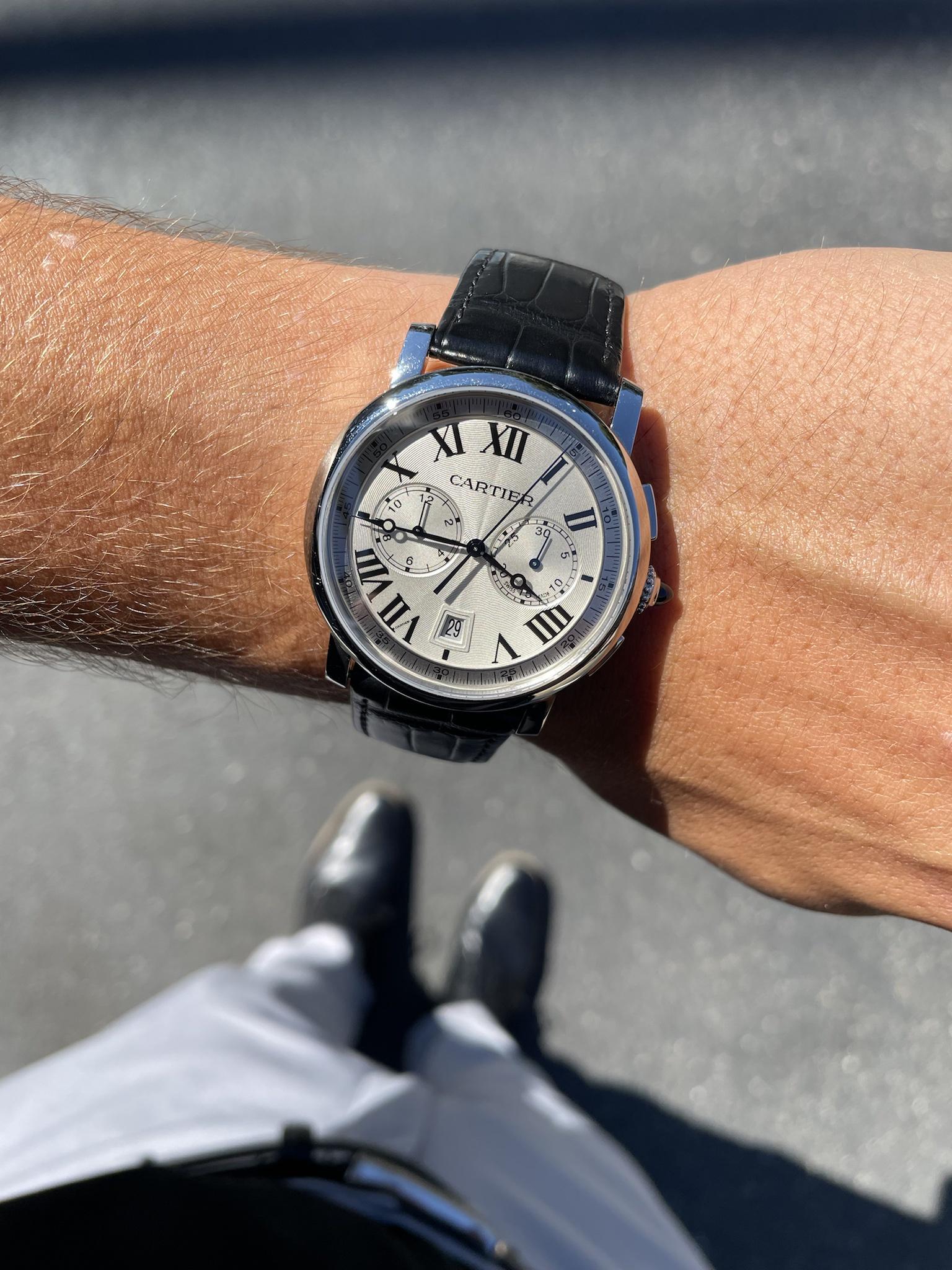 WTS Cartier Rotonde Chronograph 40mm WSRO0002 WatchCharts Marketplace