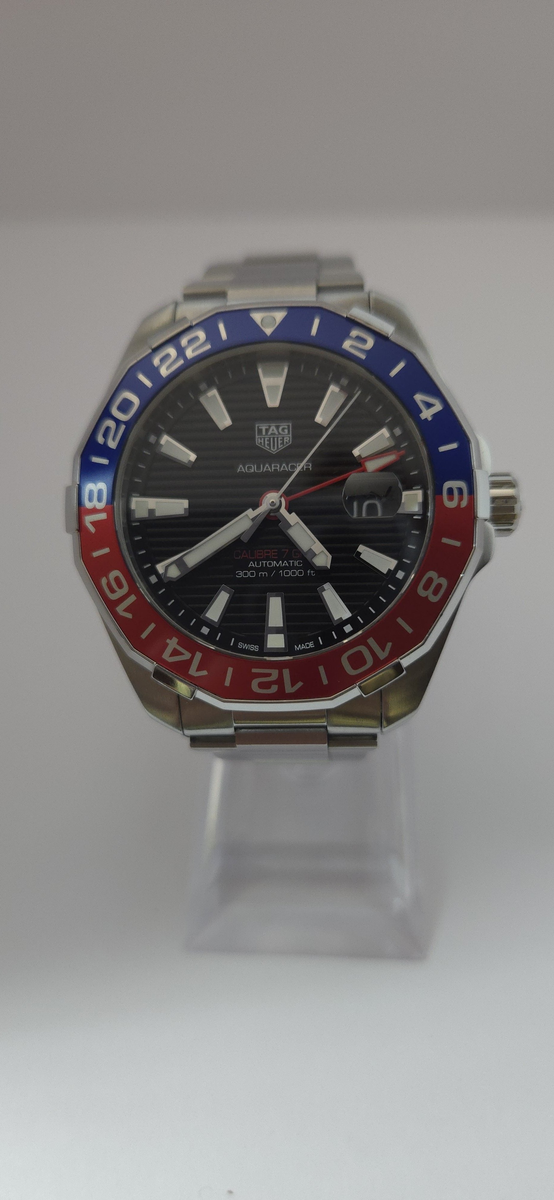 TAG Heuer Men s CAN1010BA0821 Aquaracer Stainless Steel Chronograph Watch WatchCharts Marketplace UK