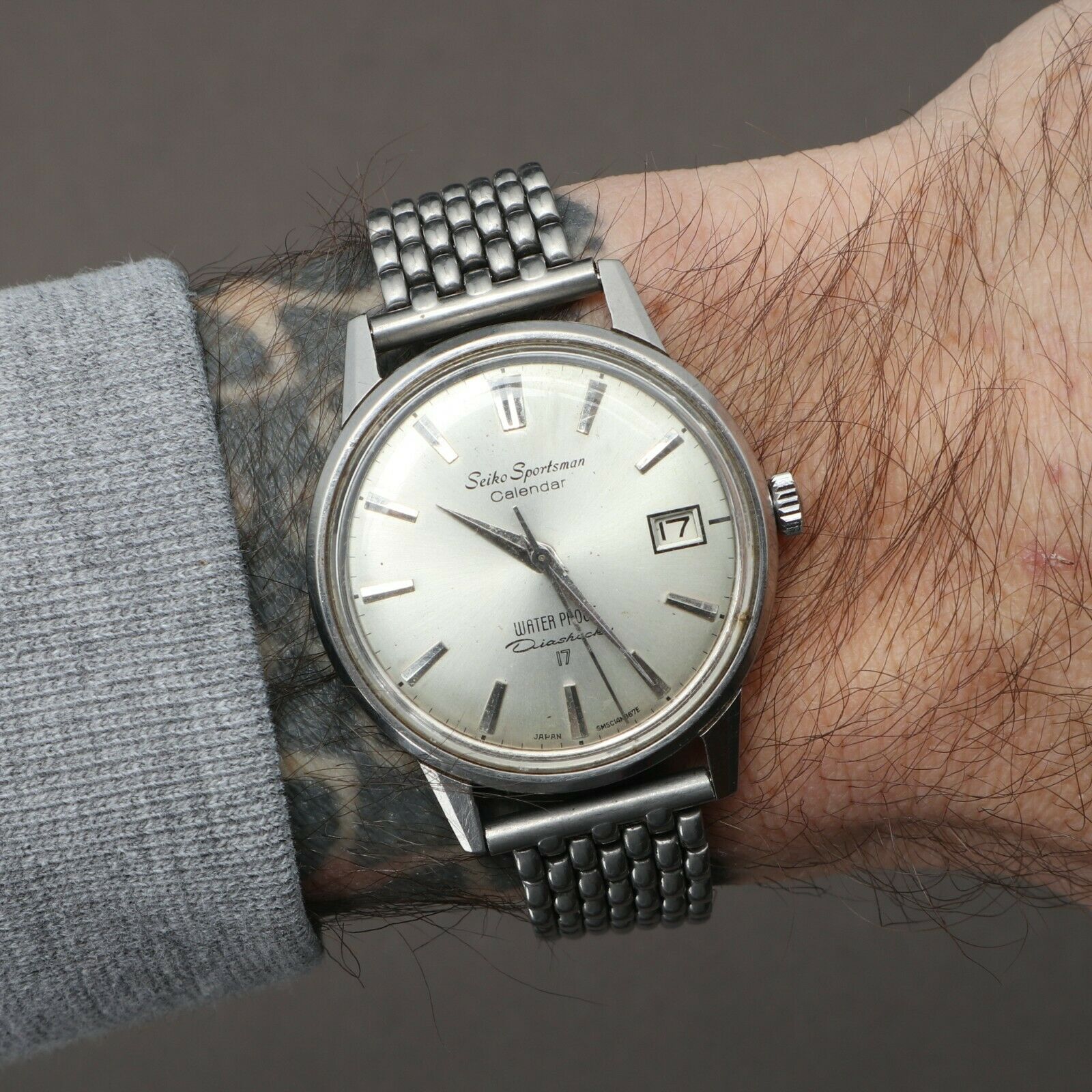RARE Vintage JAPAN SEIKO SPORTSMAN CALENDAR 14112 17 Jewels RARE Vintage JAPAN SEIKO SPORTSMAN CALENDAR 14112 17 Jewels