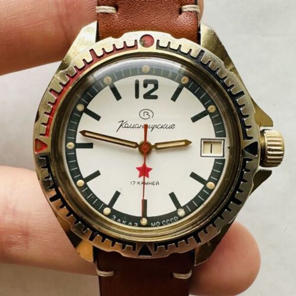 LEGENDARY SOVIET RECORDINGS 中古 RARE VOSTOK Komandirskie ZAKAZ MO USSR Watch Soviet Military