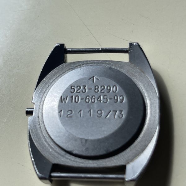 CWC 1973 Hamilton G10 Military Watch Case With Split Stem Button ...