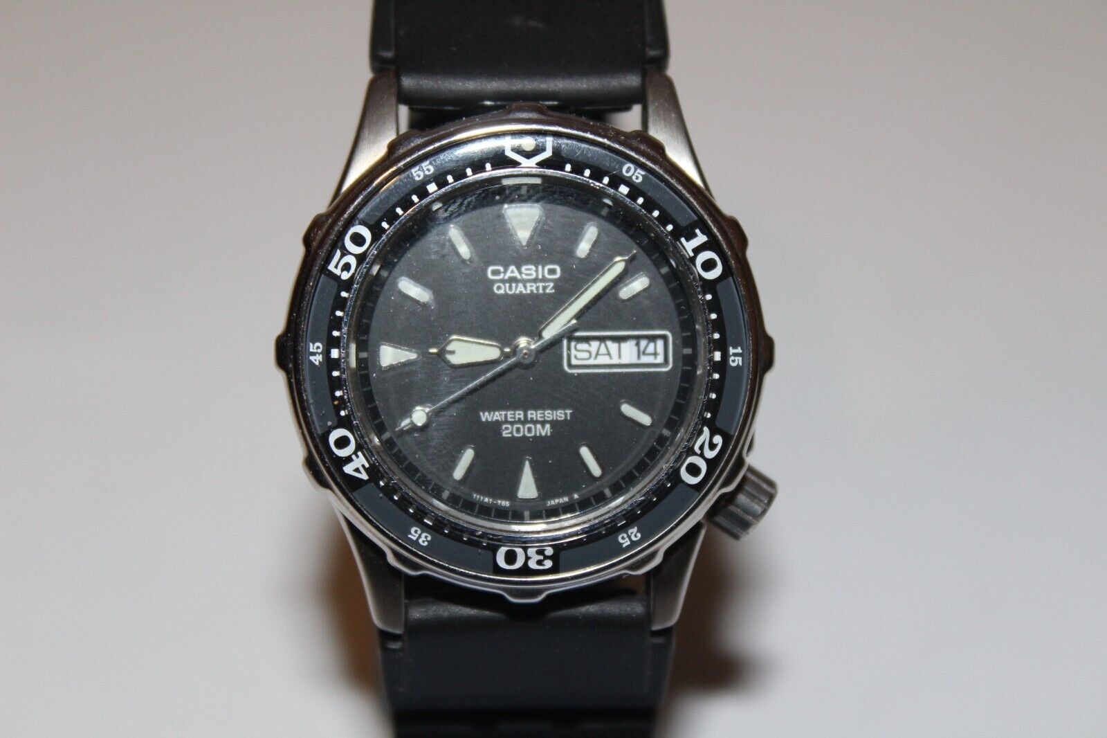 VINTAGE CASIO MD-714, SPORT, DIVER,200 m ,NOS,MENS,JAPAN 
