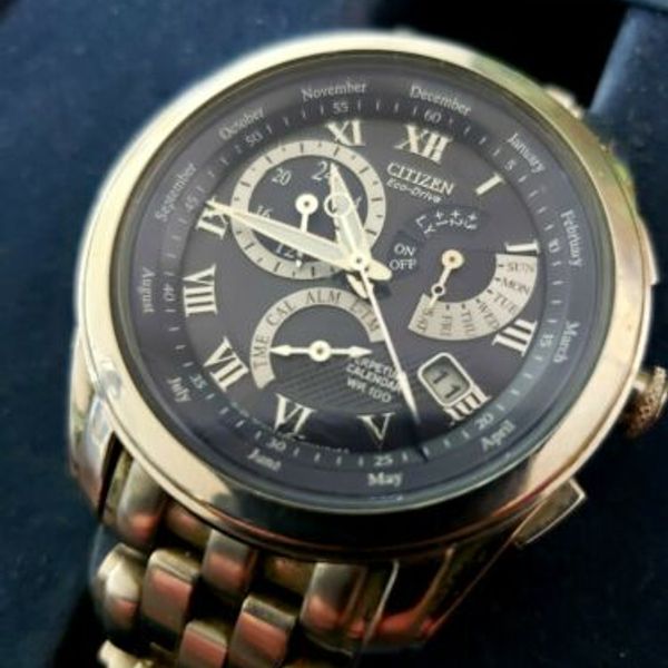 Citizen E870 EcoDrive Calibre 8700 Perpetual Calendar Alarm Solar