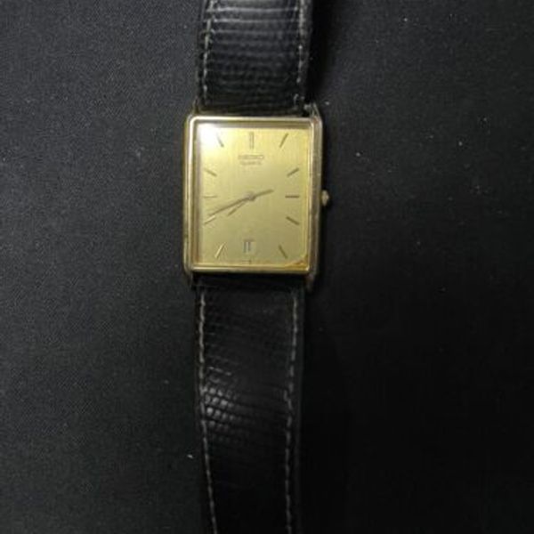 Seiko Tank quartz watch Vintage 5y32-5149. | WatchCharts Marketplace