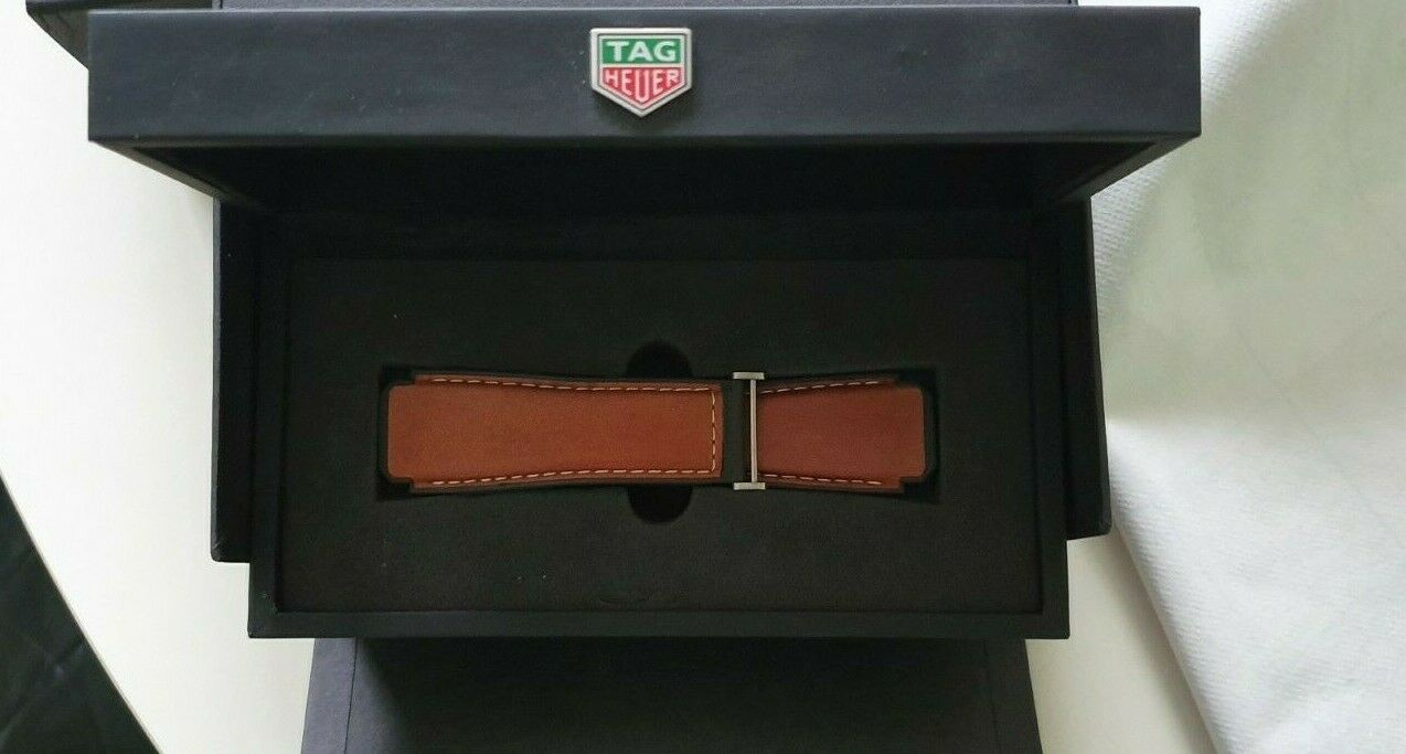 Tag Heuer Connected Modular 45 BROWN CALFSKIN STRAP