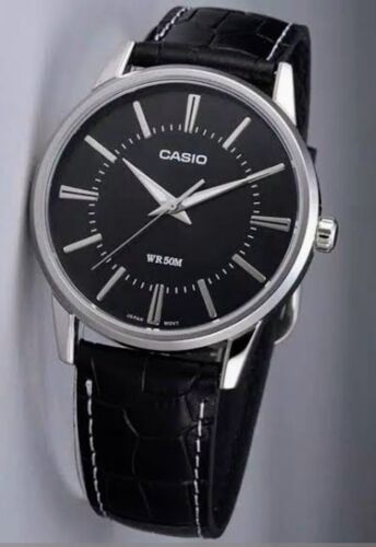 Casio Casual Enticer Watch MTP 1303 50M Water Resistant Leather Strap WatchCharts Marketplace