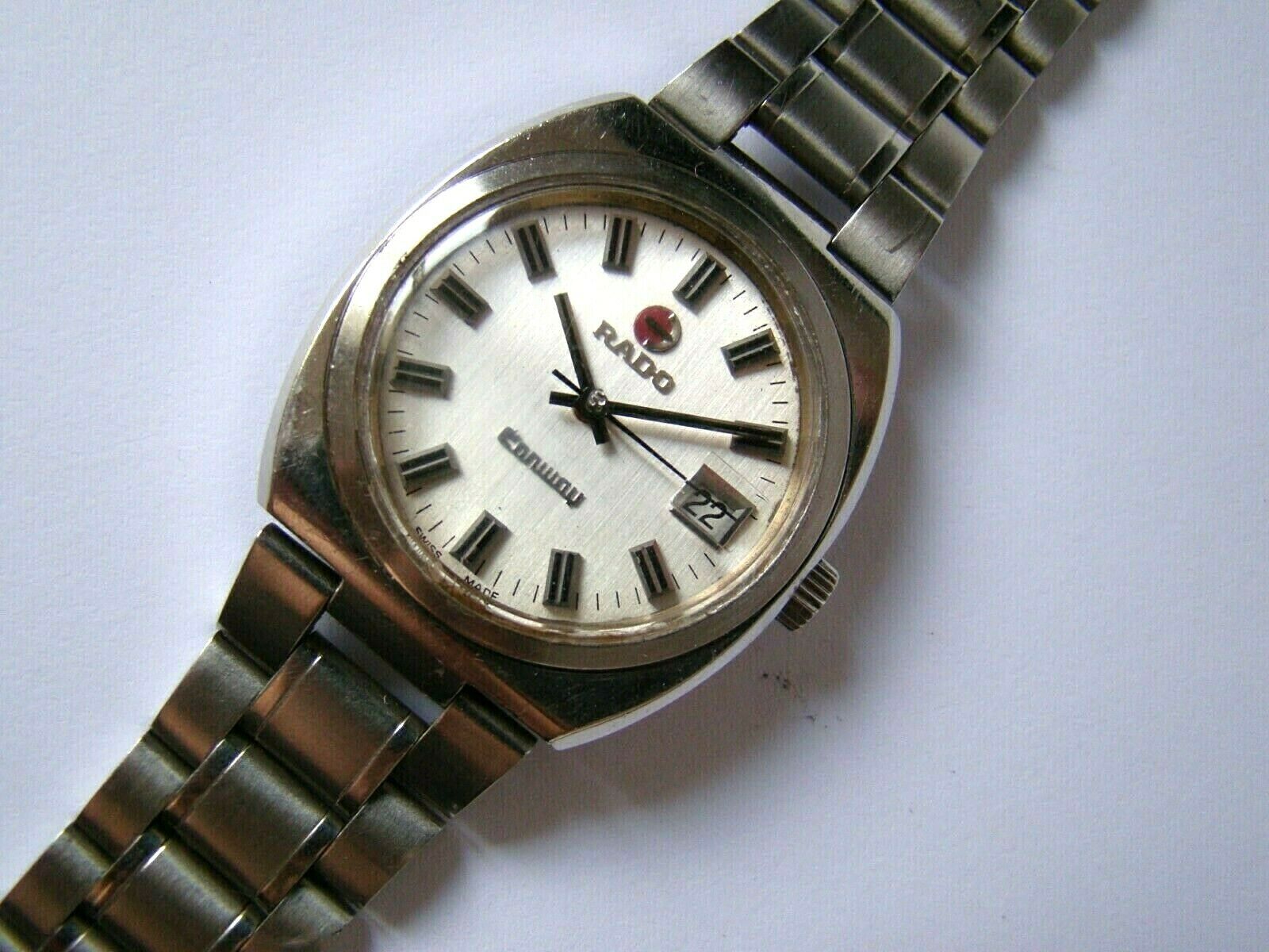 Original SWISS made, Vintage RADO CONWAY men's watch, AUTOMATIC