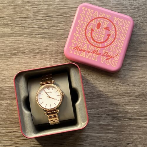Fossil Tillie Mini Three-Hand Rose Gold-Tone Stainless Steel  display picture 1