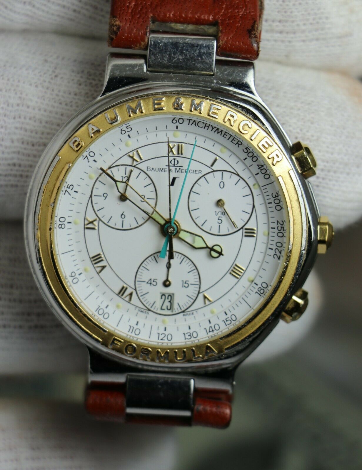 Baume & Mercier Formula Chronograph QUARTZ MENS WATCH MV04FO11,2 