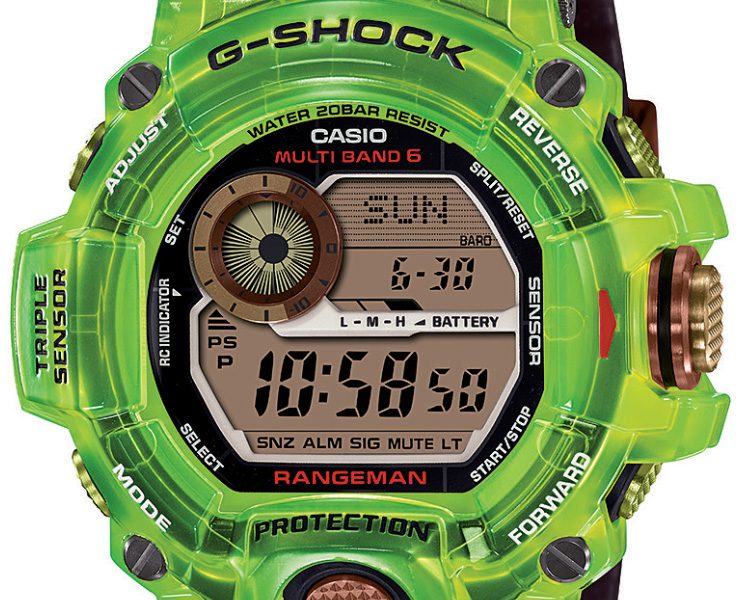Genuine Casio G-Shock Rangeman Radio Solar American Nanuka Shark 
