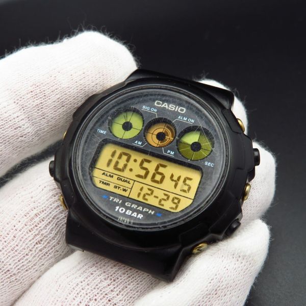Orologio Casio TGW-10 Modello 827 Casio TRI Grafico Vintage Quadrante ...