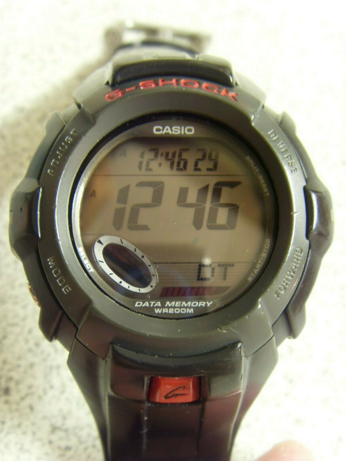 Casio G-Shock Watch G-3011 (2454) Black Red and Grey | WatchCharts