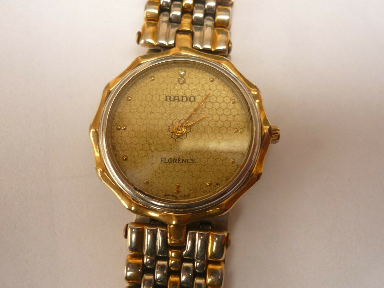 Rado Florence 133.3660.2 Sapphire Crystal Quartz Date Swiss