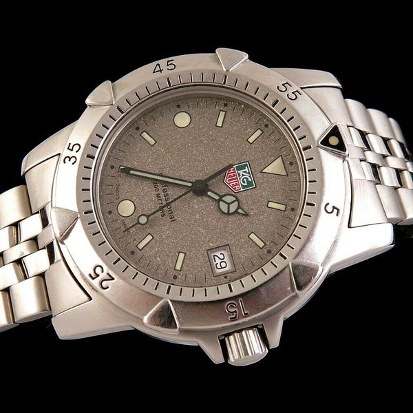 Men's Tag Heuer 1500 Series Granite 959-706G-20 WD1211 Quartz Date ...