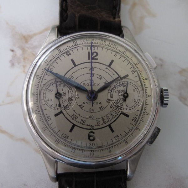 ROLEX ASTRUA VINTAGE CHRONOGRAPH REF 2508 STEEL 36MM RARE | WatchCharts ...