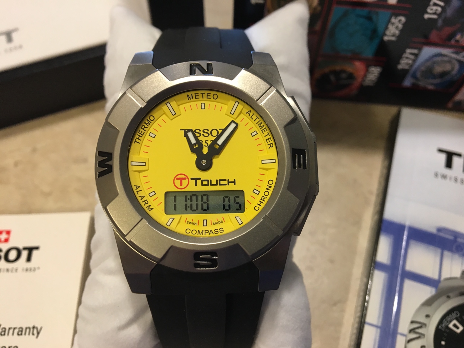 Tissot T Touch Trekking Yellow Titan Titanium WatchCharts