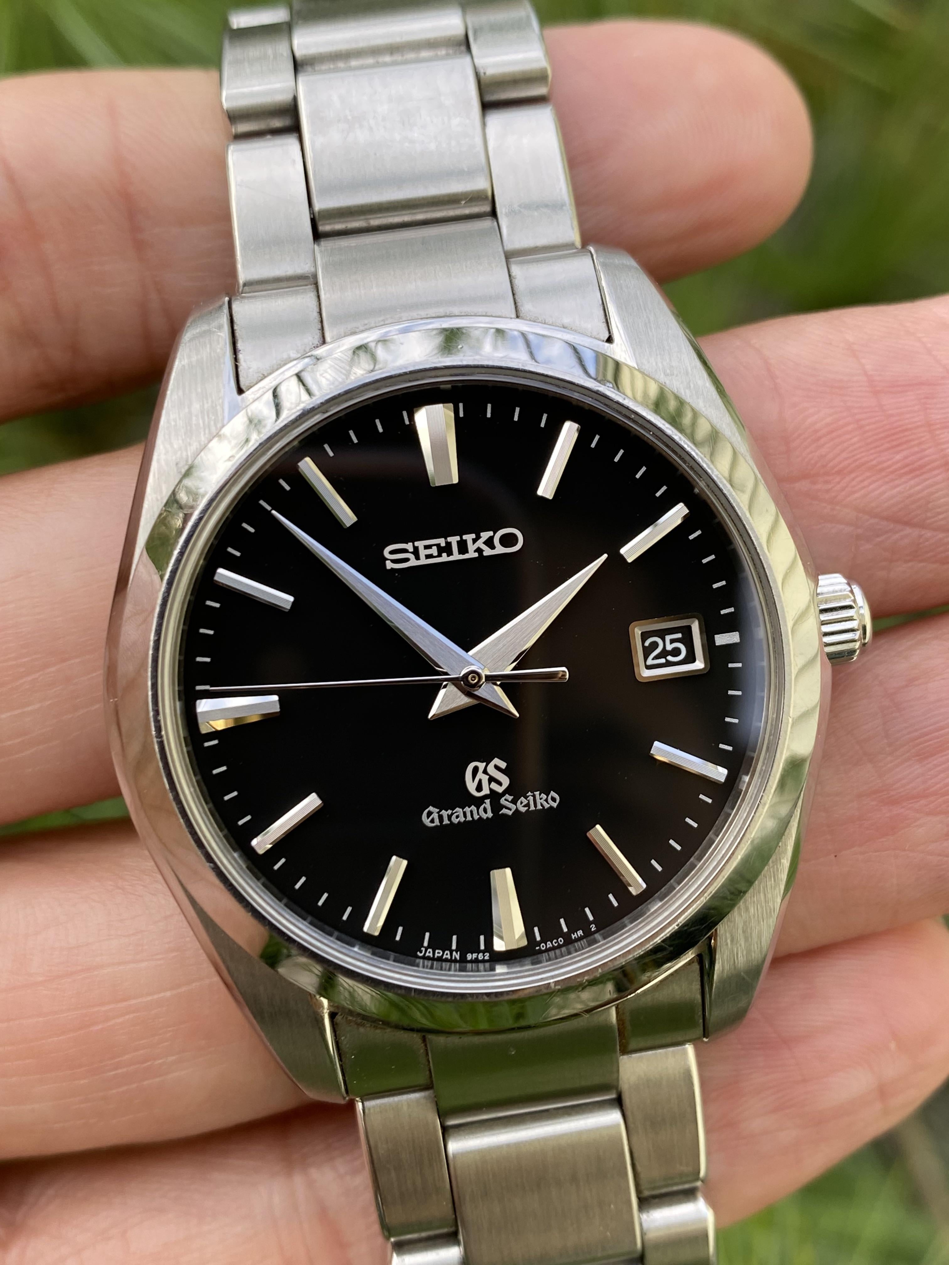 WTS Grand Seiko. Sharp Black dial. 9F62 HAQ Movement. WatchCharts