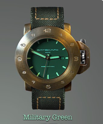 BATISCAFO Zero Bronze Watch 