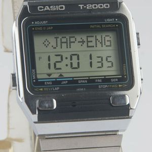 VINTAGE RARE CASIO T-2000 LANGUAGE TRANSLATOR ORIGINAL/FREE
