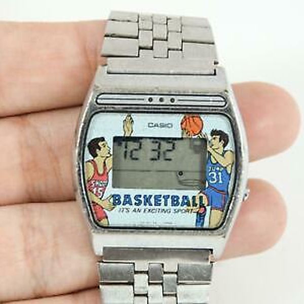 Collectible Vintage CASIO Basketball Watch GF-11 - Digital Retro