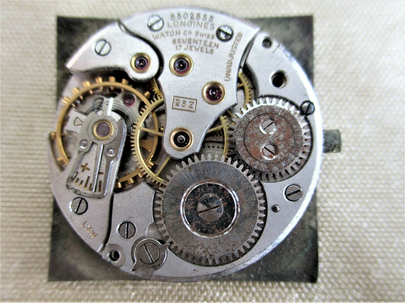 Vintage LONGINES Cal. 232 Movement for parts WatchCharts