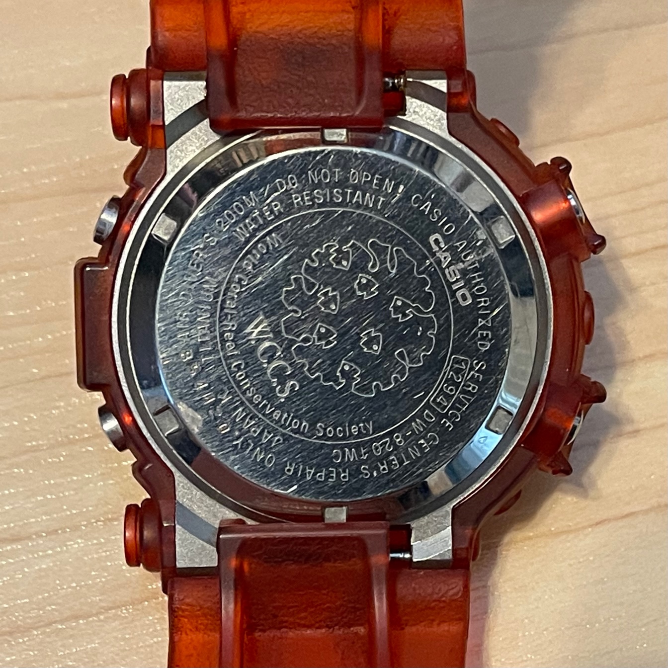 2024 お歳暮【公式】 - 人気ブランド WTS] Casio Jelly Red Frogman WCCS DW-8201WC-7T G-Shock 時計