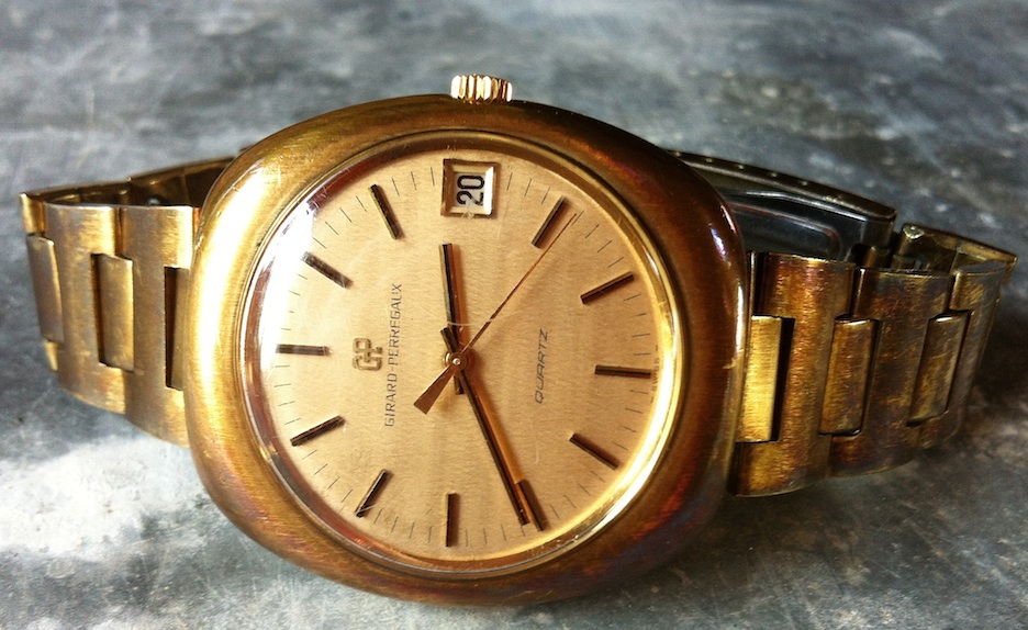 FS Vintage Girard Perregaux 352 Quartz 1970ish. Runs Great