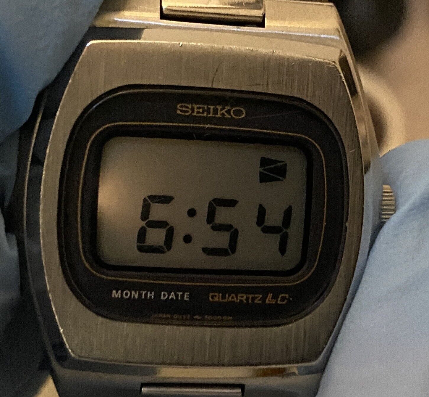 SEIKO QUARTZ LC 0532ー5009 Seiko Quartz 0532-5009 Digital LCD Vintage Men's Watch For